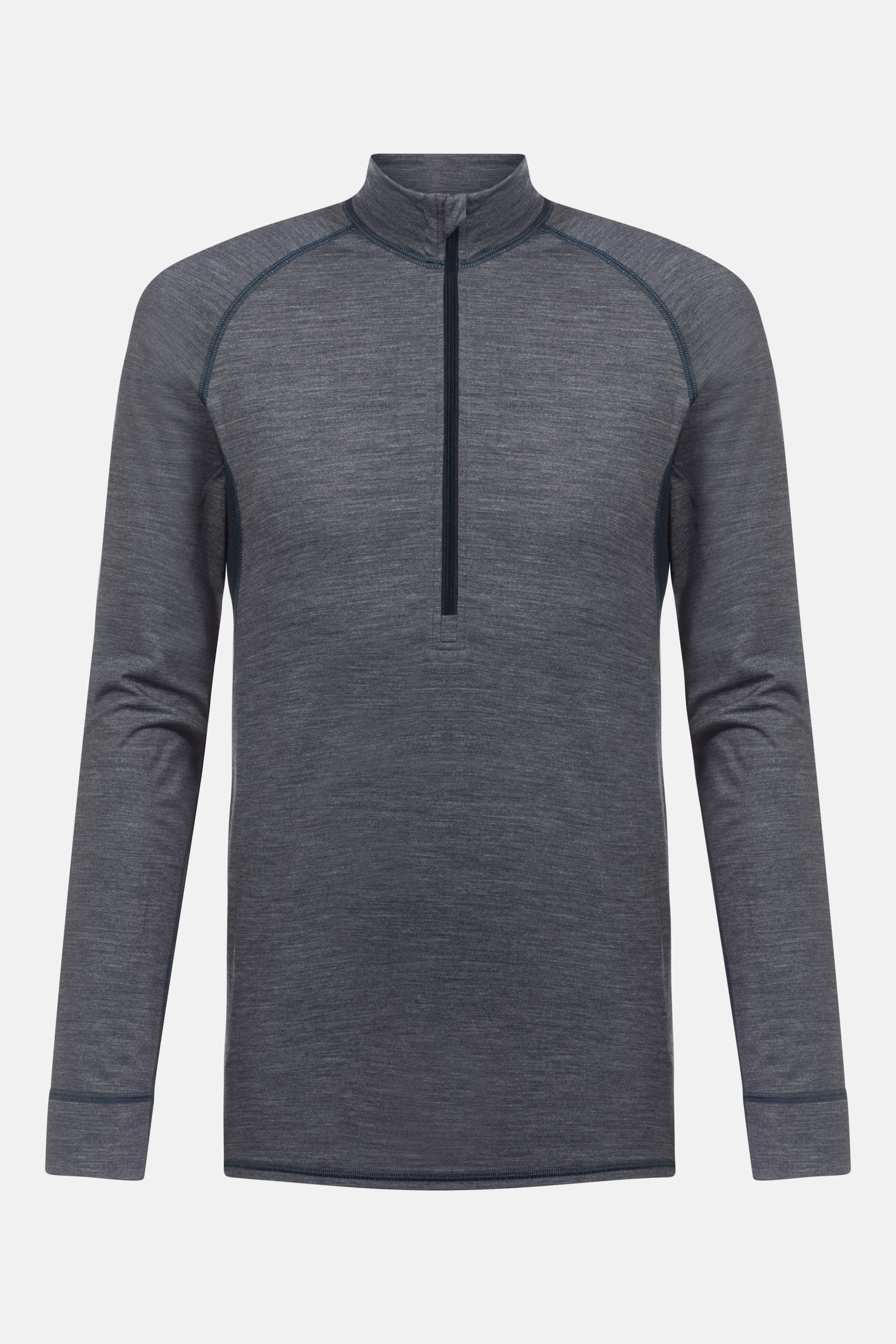Mey Shirt met lange mouwen Prfrmnc+ Opstaande kraag met ritssluiting, sneldrogend