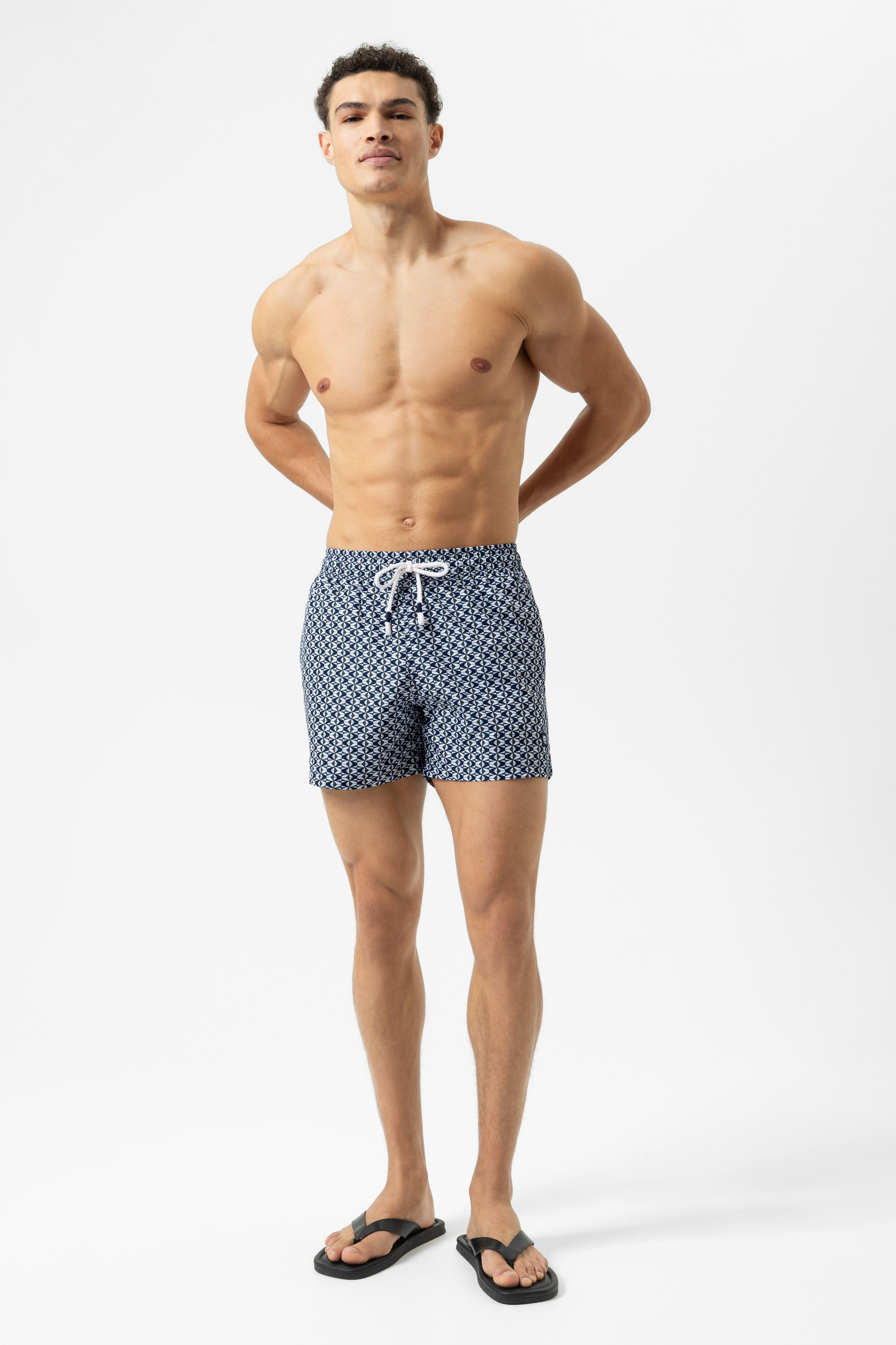 Thumbnail - Badeshorts Serie Geometric Radiance Multicolor